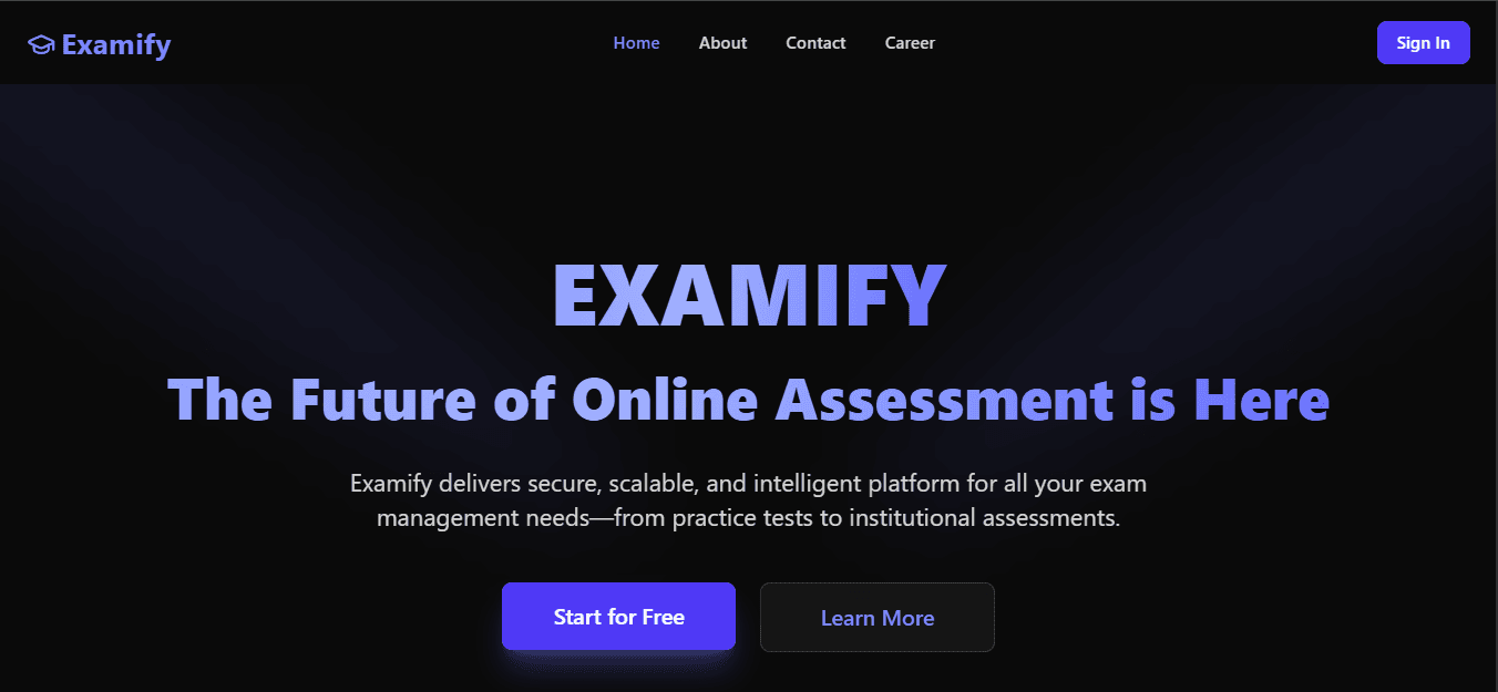 Examify Preview